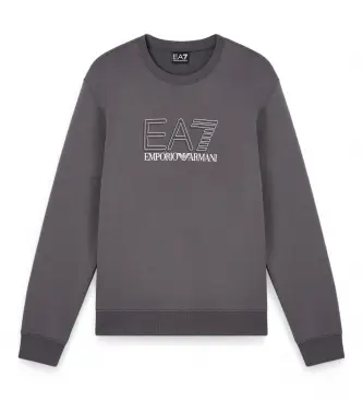 per uomo 7M001322_AF10377 Felpa grigia Visibility (3XL), Casual, Sportivo, Grigio, Cotone, Sportswear, Multisport, Manica corta