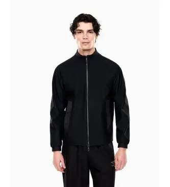 per uomo 7M001342_AF16659 Giacca Premium Label nera (3XL), Nero, Casual, Poliestere