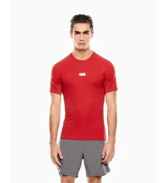 per uomo 7M001346_AF22268 Maglietta rossa VIGOR7 (3XL), Rosso, Sportivo, Poliestere, Manica corta