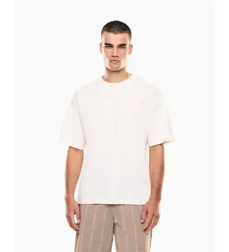 per uomo 7M001402_AF22264 Maglietta bianca della serie Graphic (L), Bianco, Casual, Cotone, Manica corta