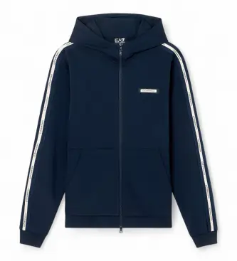 per uomo 7M001480_AF12660 Felpa Logo Series, blu (3XL), Casual, Sportivo, Verde, Cotone, Sportswear, Multisport, Manica lunga