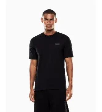 per uomo 7M001487_AF17789 Maglietta con logo Black Series (L), Nero, Casual, Cotone, Manica corta