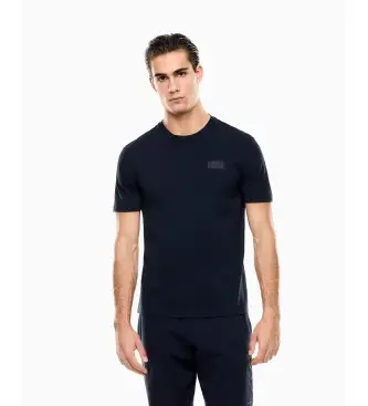 per uomo 7M001487_AF17789 Maglietta con LOGO SERIES blu (3XL), Bianco, Casual, Cotone, Manica corta