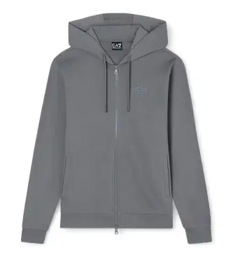 per uomo 7M001490_AF17787 Felpa grigia Logo Series (3XL), Casual, Sportivo, Grigio, Cotone, Sportswear, Multisport