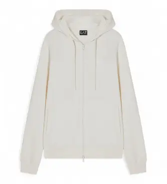 per uomo 7M001490_AF17787 Felpa Logo Series, bianca (3XL), Bianco, Sportivo, Cotone, Sportswear, Classico, Multisport