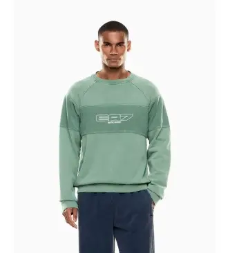per uomo 7M001499_AF22483 Felpa con logo verde (L), Casual, Poliestere, Manica lunga