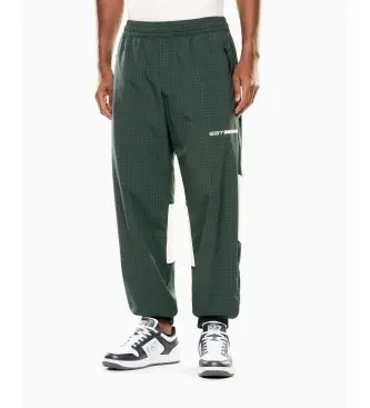 per uomo 7M001505_AF22110 Pantaloni verdi Logo Series (L), Casual, Sportivo, Verde, Running, Tennis / Paddle tennis, Multisport, Poli