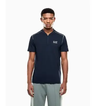 per uomo 7M001523_AF21505 Maglietta blu da tennis professionista (3XL), Casual, Poliestere, Manica corta