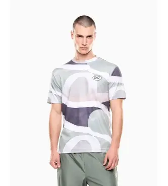 per uomo 7M001531_AF22175 Maglietta verde da tennis professionista (L), Blu, Sportivo, Poliestere, Manica corta