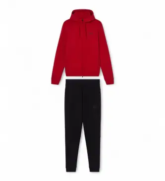 per uomo 7M001602_AF20845 Ventus Natural Set Rosso/Nero (3XL), Bianco, Casual, Sportivo, Cotone, Sportswear, Multisport, Manica lunga