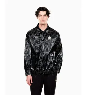 per uomo 7M001614_AF21440 Giacca da calcio nera (3XL), Nero, Casual, Sportivo, Sportswear, Multisport, Poliestere