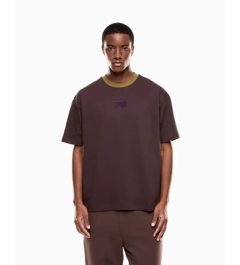 per uomo 7X000154_AF12957 Maglietta nera Train 7 0 (XS), Casual, Granata, Cotone, Manica corta