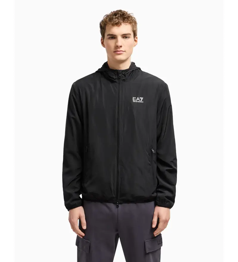 per uomo 8NPB22_PNGRZ Giacca nera moderna (L), Nero, Casual, Poliestere