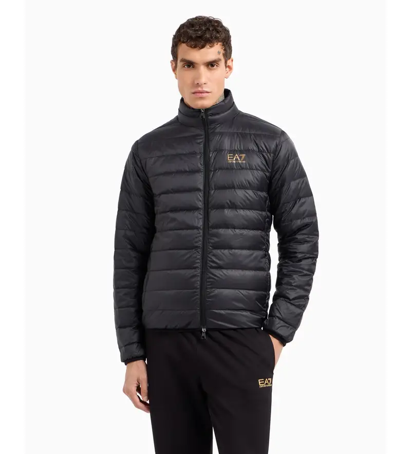 per uomo 8NPB23_PNGPZ Core Identity Giacca in piumino ripiegabile nera (L), Nero, Casual, Poliamide