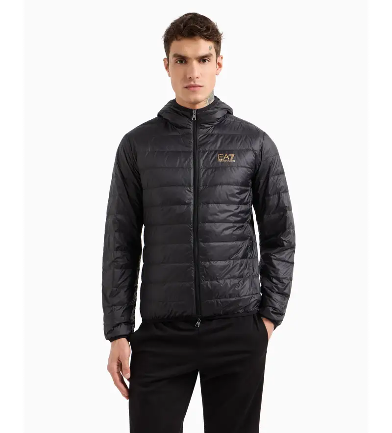 per uomo 8NPB24_PNGPZ Piumino ripiegabile Core Identity Nero (4XL), Casual, Poliamide