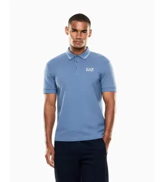 per uomo 8NPF16_PJVUZ Polo Core Identity blu (L), Casual, Cotone, Manica corta