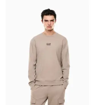 per uomo 8NPM30_PJVRZ Felpa beige Core Identity (3XL), Casual, Sportivo, Cotone, Sportswear, Multisport, Manica corta