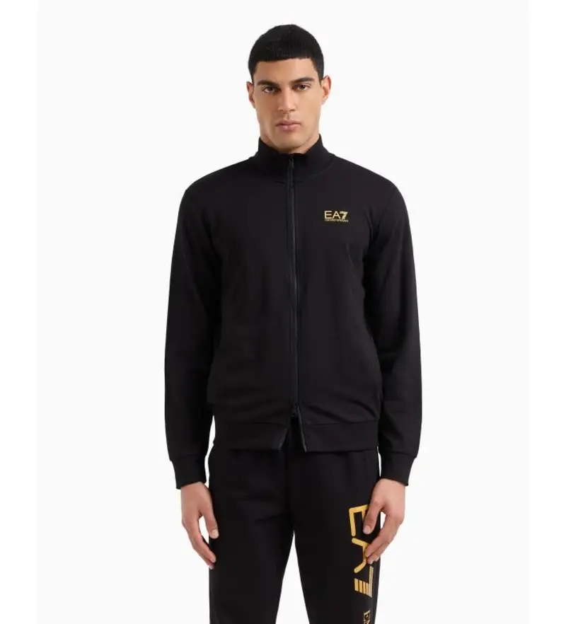 per uomo 8NPM31_PJVRZ Felpa nera Core Identity (S), Nero, Casual, Sportivo, Cotone, Multisport