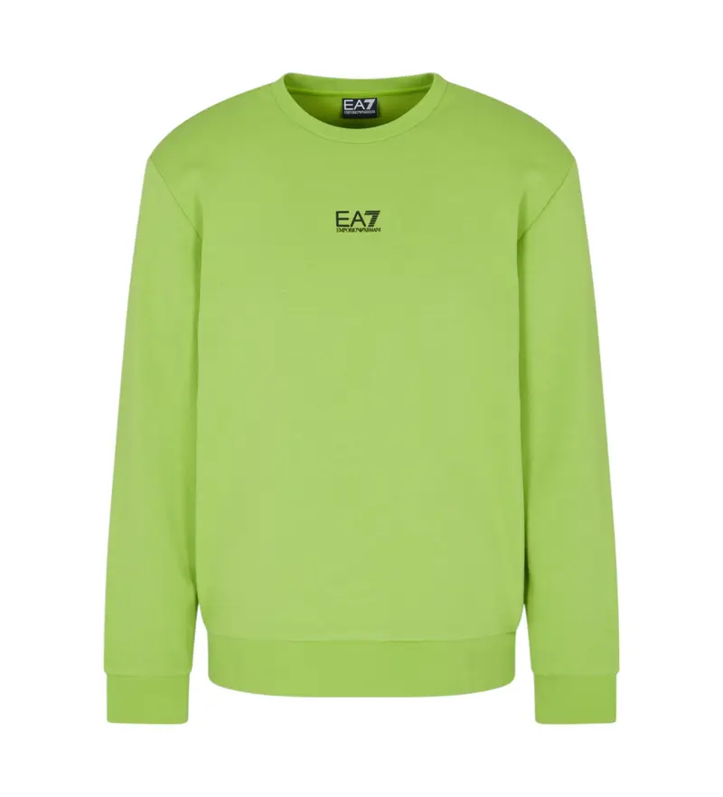 per uomo. 8NPM34_PJVTZ Felpa verde Train Core (S), Casual, Cotone