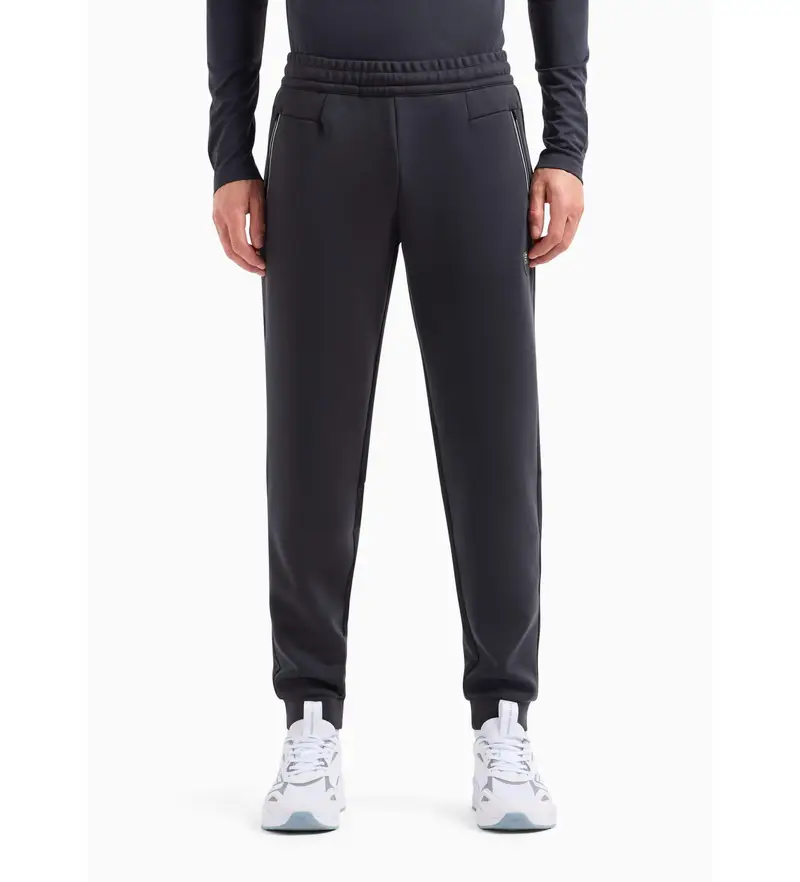 per uomo 8NPP63_PJ4EZ Pantaloni Train Premium Shield neri (3XL), Nero, Casual, Sportivo, Running, Sportswear, Multisport, Poliestere