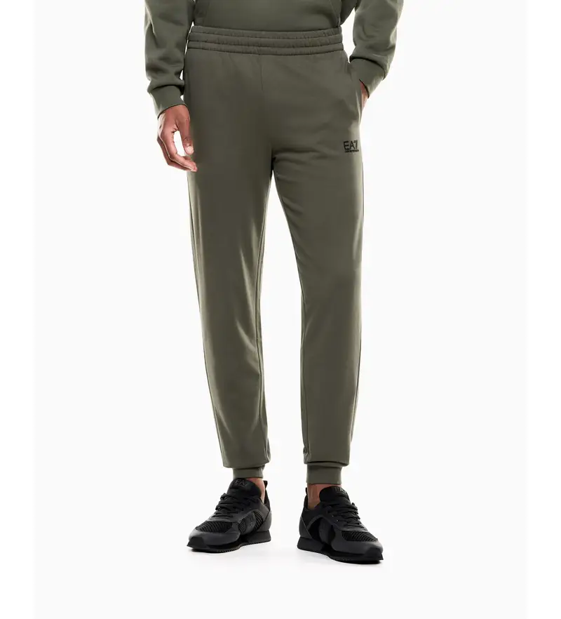 per uomo. 8NPP66_PJVRZ Pantaloni verdi Train Core ID (XS), Casual, Verde, Cotone