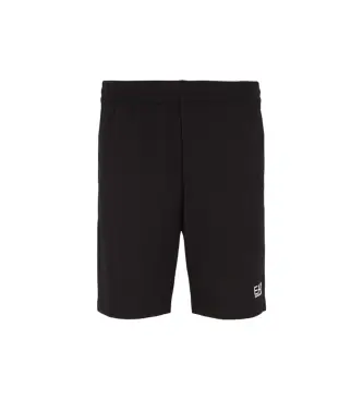 per uomo 8NPS65_PJVRZ Pantaloncini neri moderni (S), Nero, Casual, Sportivo, Cotone, Multisport