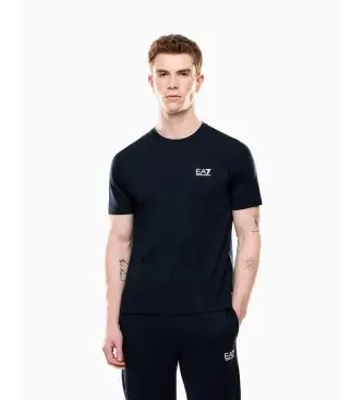 per uomo 8NPT25_PJVPZ Maglietta blu navy 8NPT25 (M), Casual, Sportivo, Cotone, Sportswear, Manica corta