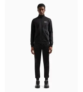 per uomo 8NPV65_PJHCZ Tuta nera Core Identity (XL), Nero, Casual, Sportivo, Multisport, Poliestere, Manica lunga