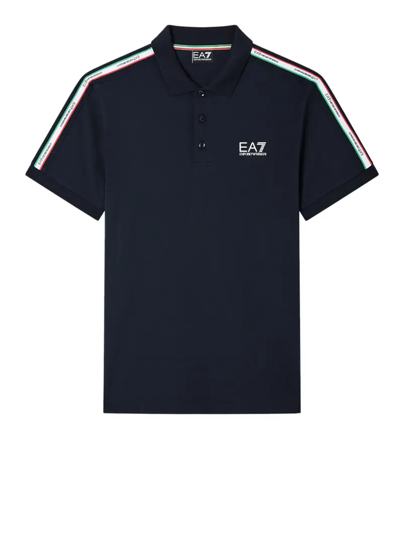 polo ea7 da uomo - blu