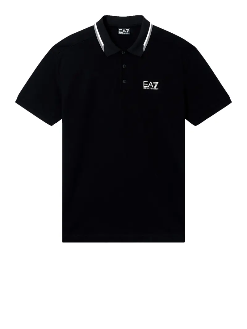 polo ea7 da uomo - nero