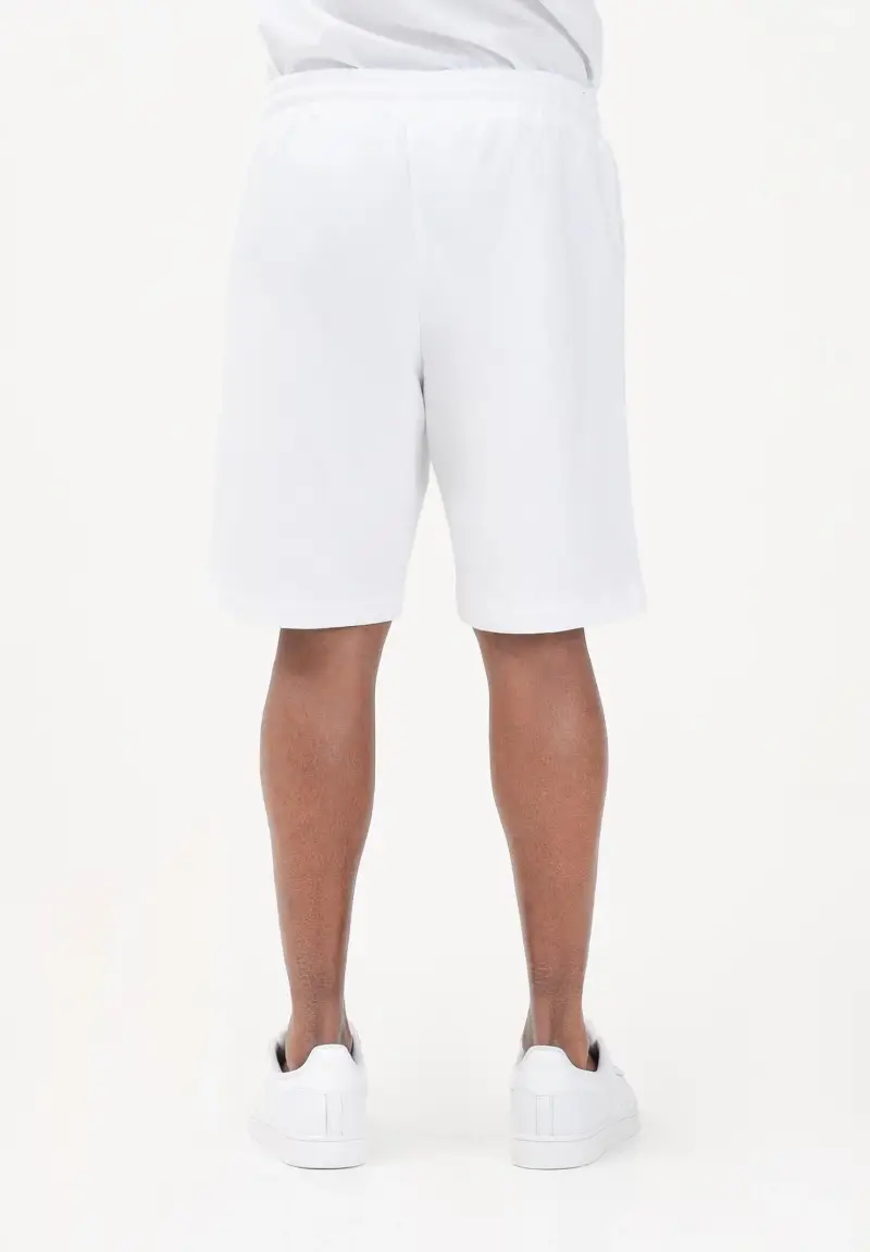 Shorts bianco da uomo con logo miniatura 3