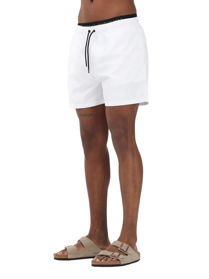 shorts mare ea7 da uomo - bianco