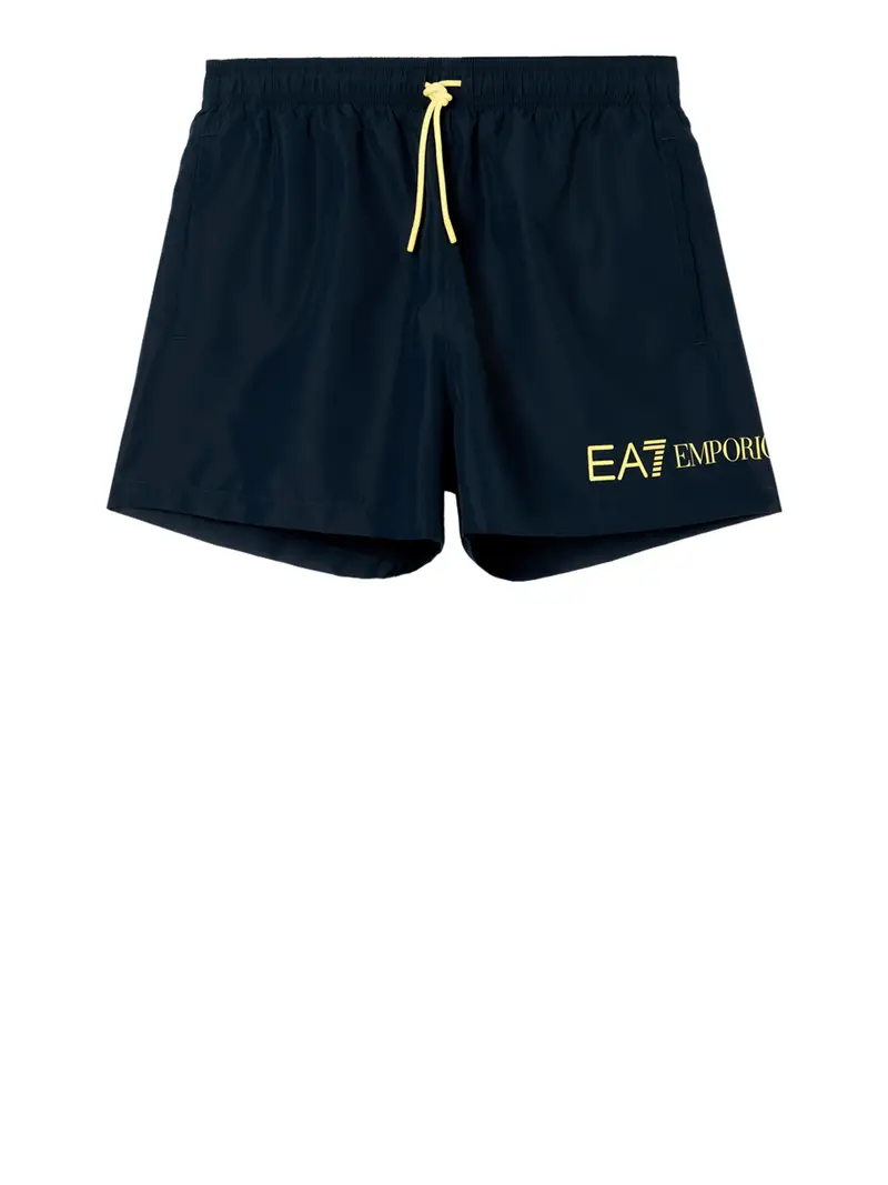 shorts mare ea7 da uomo - blu