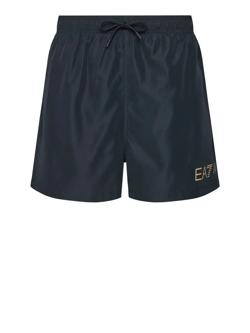 shorts mare ea7 da uomo - nero