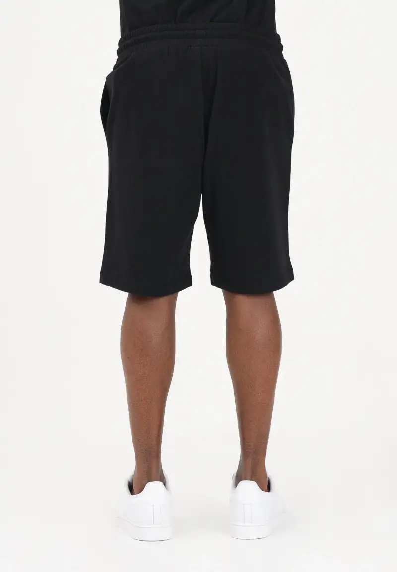 Shorts nero da uomo con logo miniatura 3