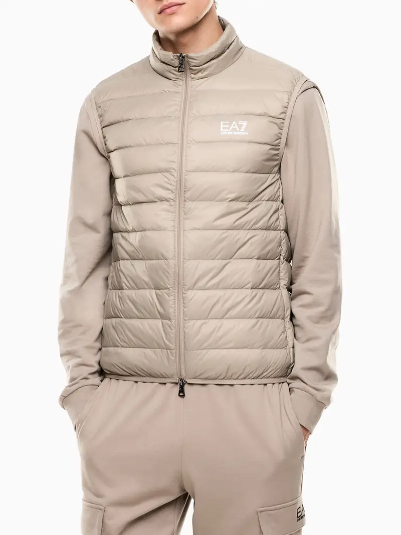 smanicato ea7 da uomo - beige