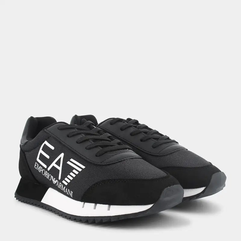 Sneakers Ea7 da Bambino, nero miniatura 2