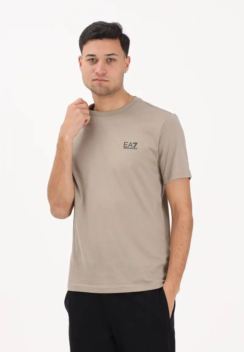 Ea7 T-shirt Uomo Beige 4323681 miniatura 2