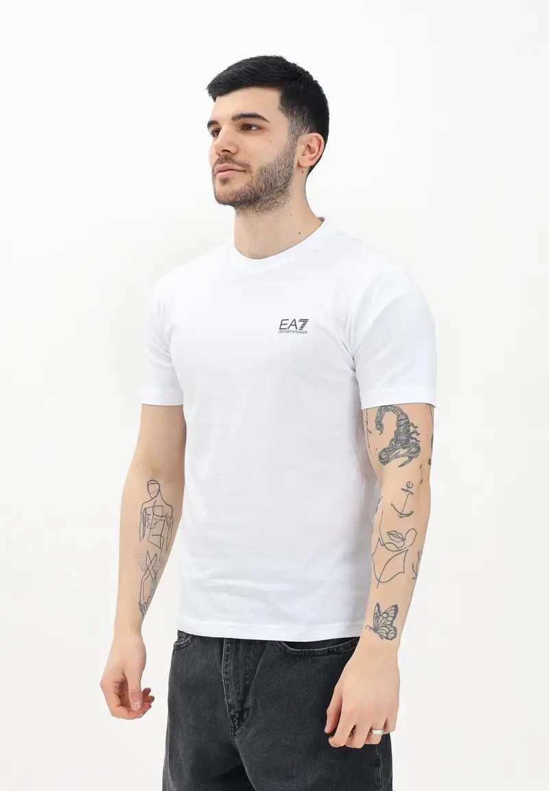 Ea7 T-shirt Uomo Beige 1096200