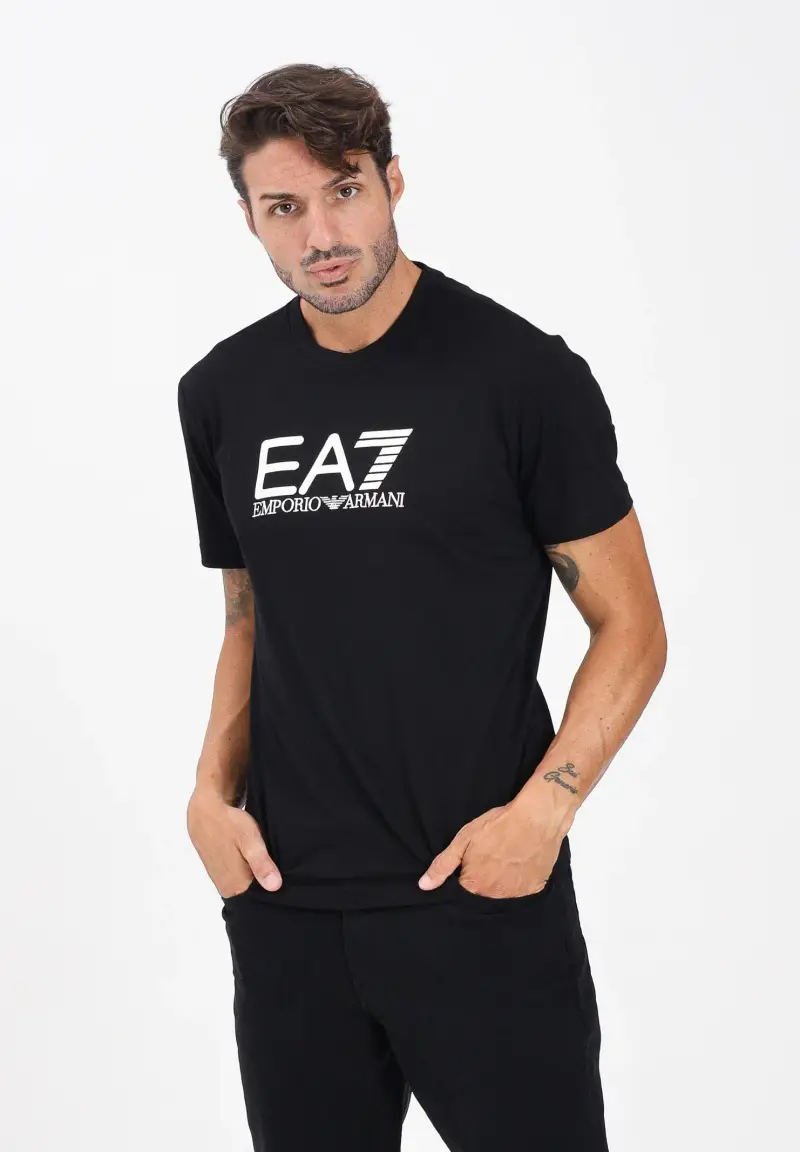 Ea7 T-shirt Uomo Nero 2818380 miniatura 2