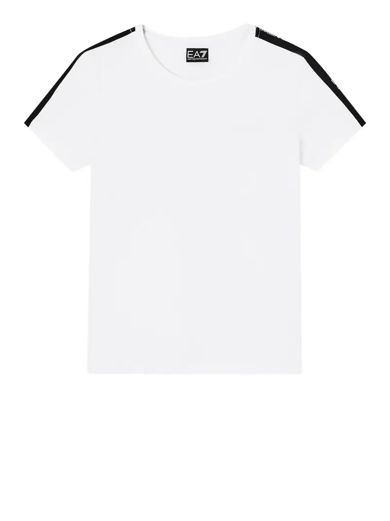 t-shirt ea7 da donna - bianco
