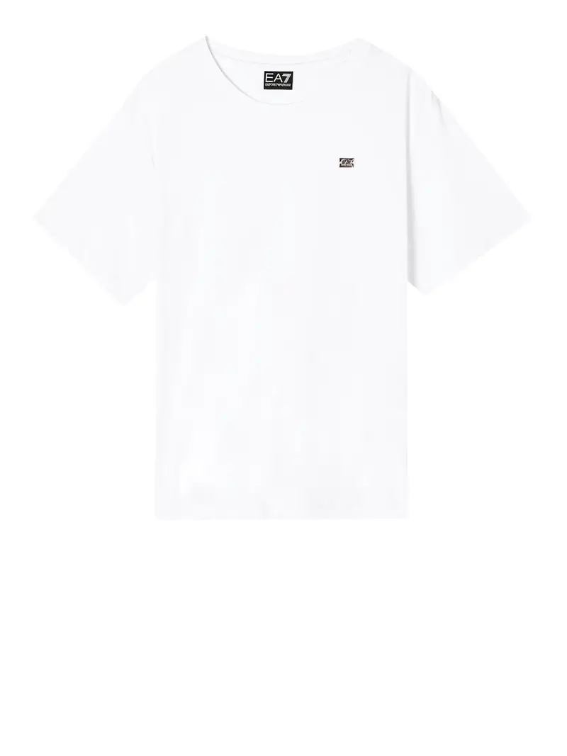 t-shirt ea7 da donna - bianco