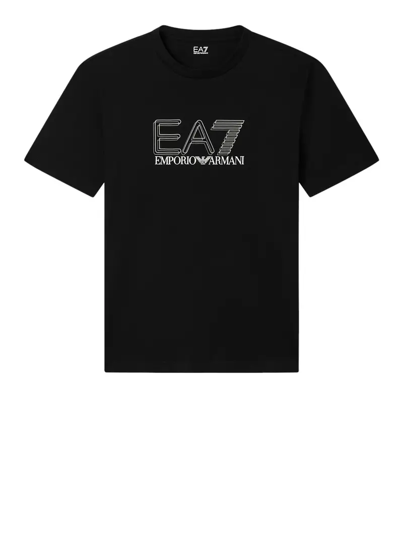 t-shirt ea7 da uomo - nero