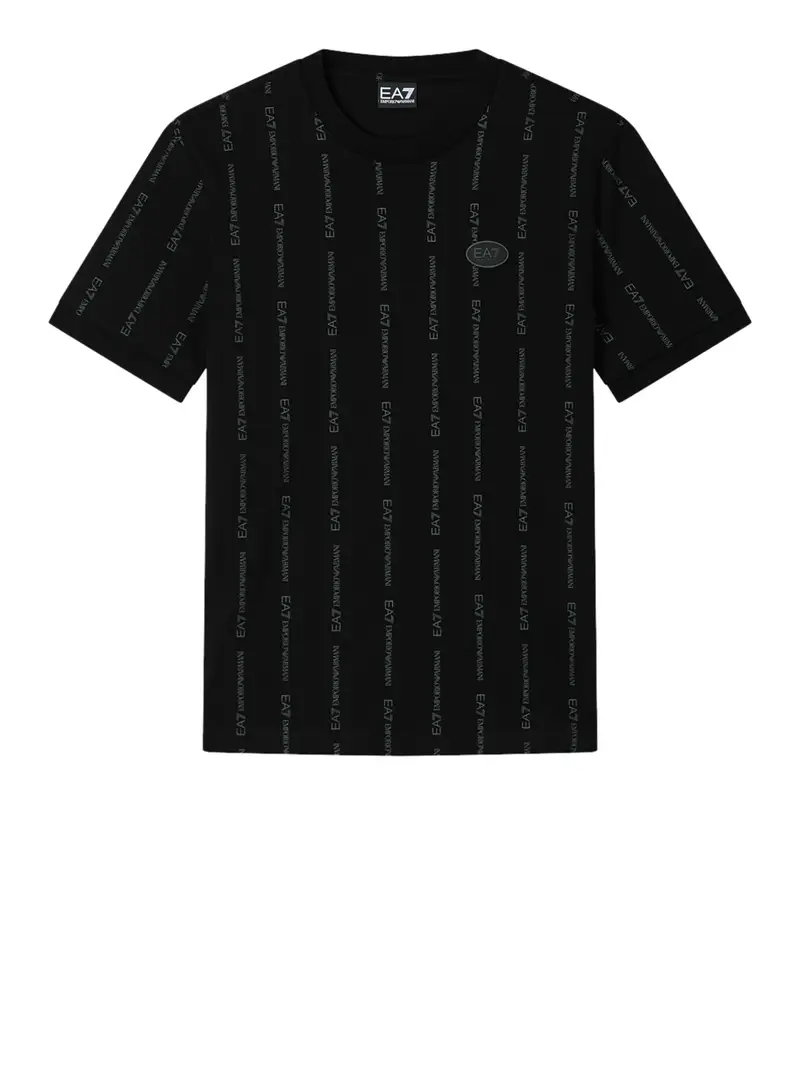 t-shirt ea7 da uomo - nero