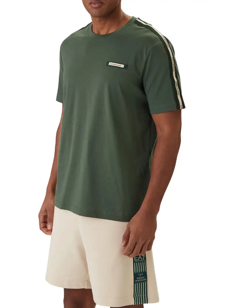 t-shirt ea7 da uomo - verde