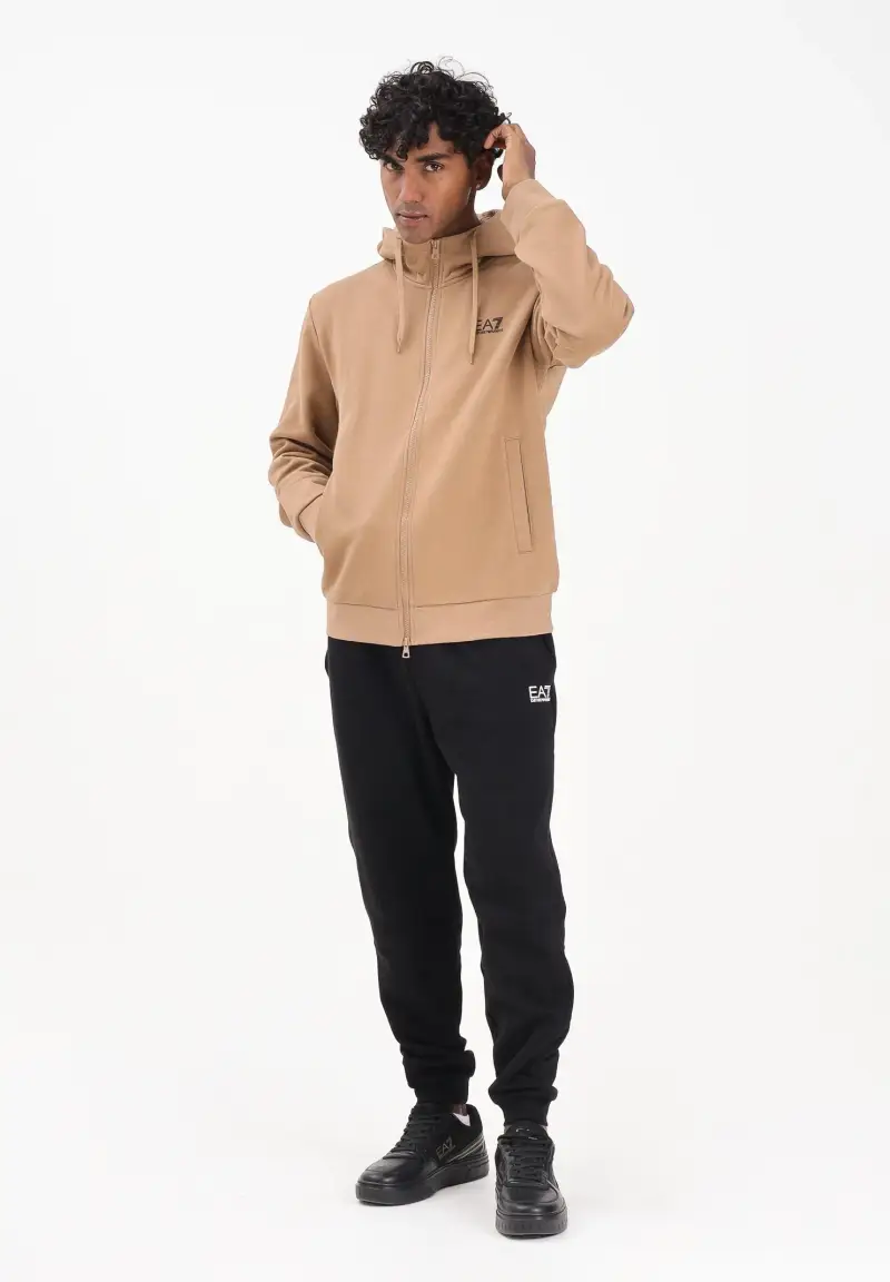 Tuta Core Identity beige e nera da uomo miniatura 2