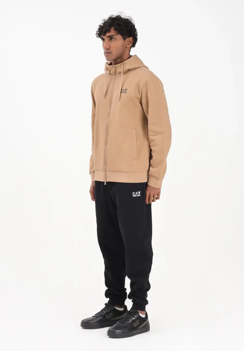 Tuta Core Identity beige e nera da uomo