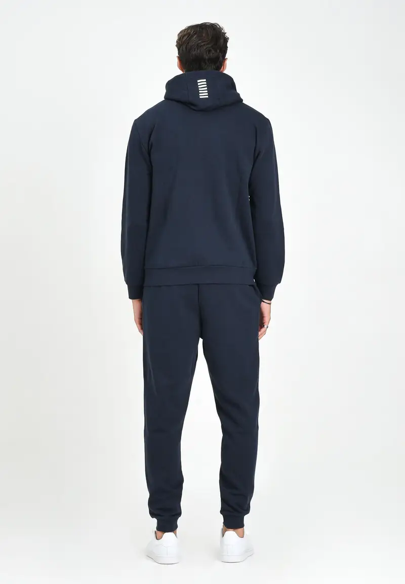 EA7 Tuta Core Identity blu da uomo miniatura 2