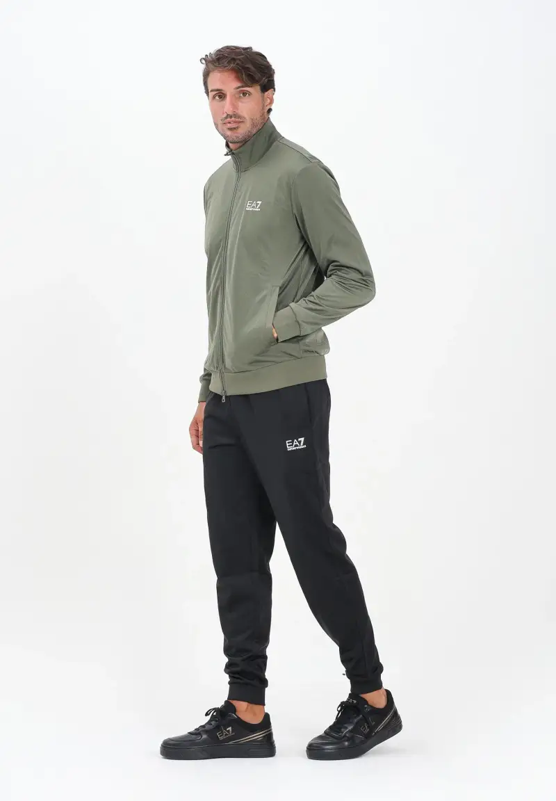 Tuta Core Identity verde e nera da uomo miniatura 2