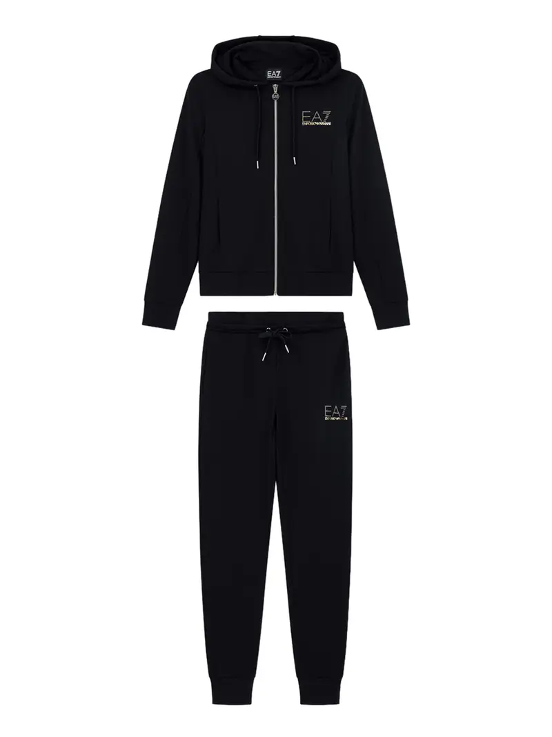 tuta sportiva ea7 da donna - nero